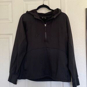 Athleta Black Fleece Hoodie Pullover